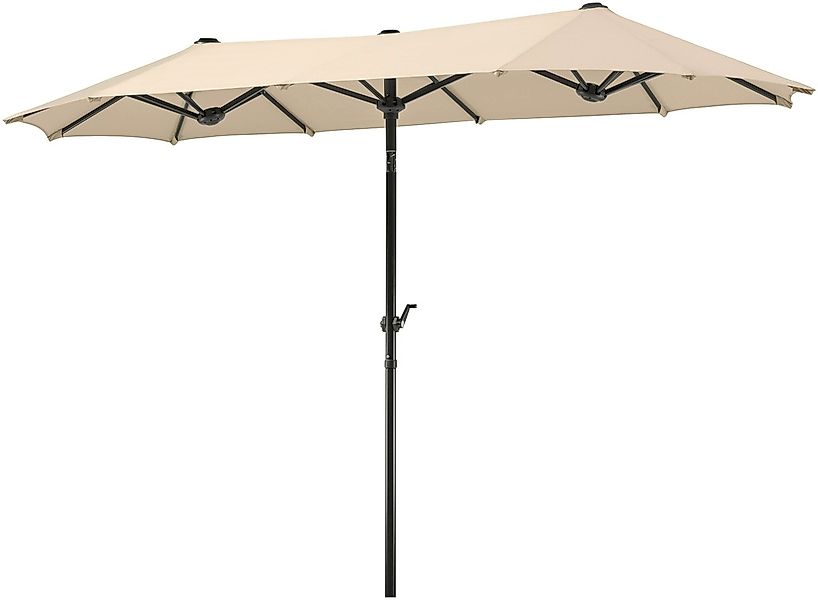 Schneider Balkonschirme Salerno 300 cmx 150 cm Anthrazit mit Knickfunktion günstig online kaufen
