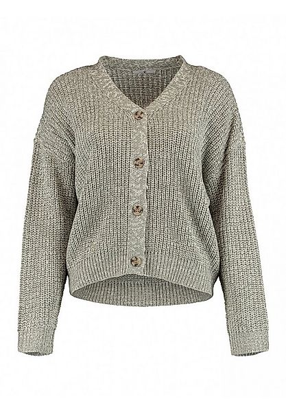 HaILY’S Cardigan Gemütliches Strickdesign mit Knopfleiste und V-Ausschnitt günstig online kaufen