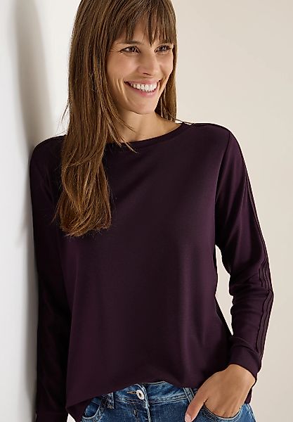 Cecil Langarmshirt mit Gallonstreifen günstig online kaufen