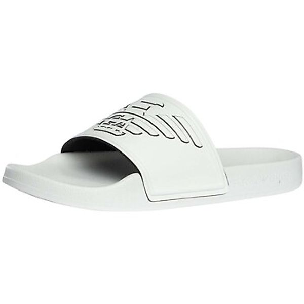 Emporio Armani  Zehensandalen Slider mit geprägtem Adler günstig online kaufen
