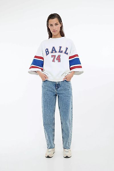 BALL Sweatshirt BAARIAN SS SWEAT modisches Sweatshirt in Baseball-Optik günstig online kaufen