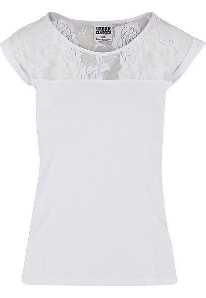 URBAN CLASSICS Kurzarmshirt Urban Classics Damen Ladies Top Laces Tee (1-tl günstig online kaufen