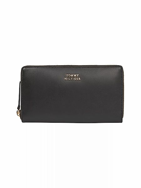 Tommy Hilfiger Geldbörse "LEATHER LRG ZA", Damen Geldbeutel, Portemonnaie m günstig online kaufen