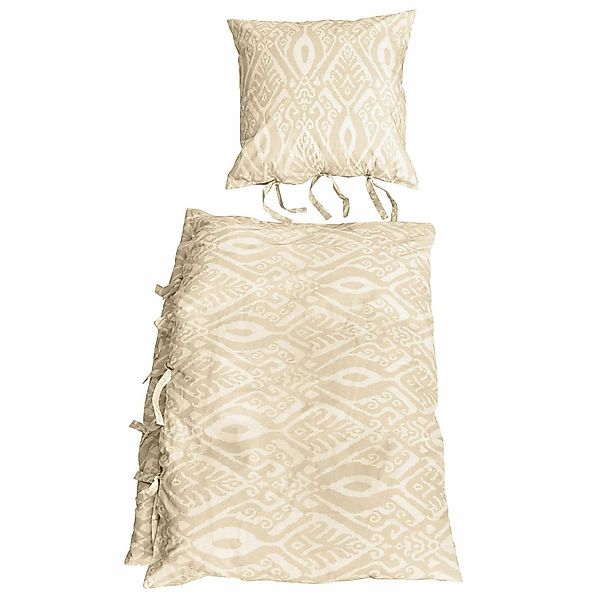 Mirabeau Bettwäsche Bettwäsche Armidale weiß/beige, 100% günstig online kaufen