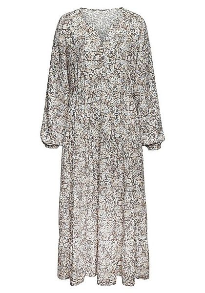 Vivance Maxikleid, mit Alloverprint und Volants, langärmlig, Druckkleid, ca günstig online kaufen