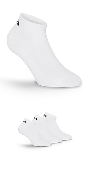 Fila Socken "UNISEX INVISIBLE PLAIN SOCKS" 3 Stk. tlg. mit eingestricktem L günstig online kaufen