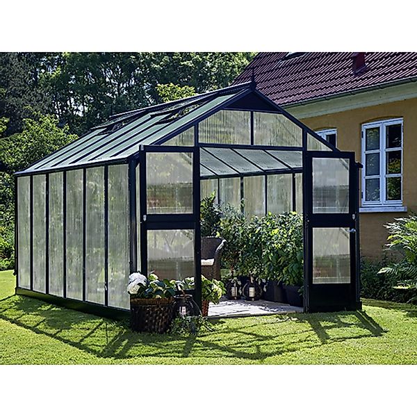 Juliana Gewächshaus Premium 13 Anthrazit 13 m² günstig online kaufen