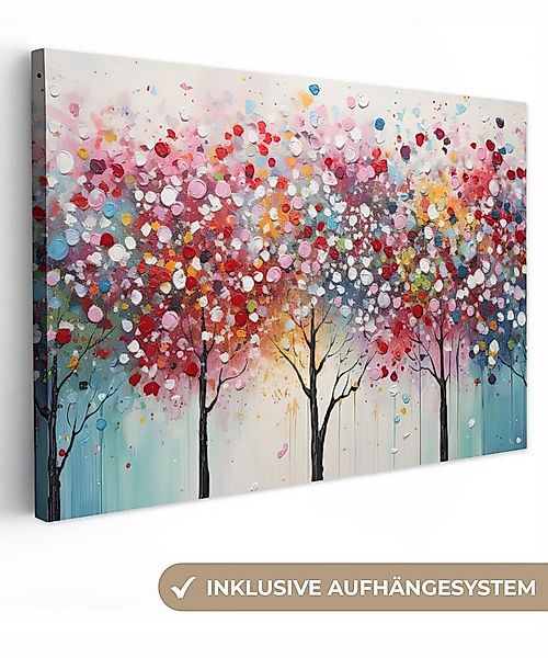 OneMillionCanvasses® Leinwandbild Kunst - Bäume - Natur - Acryl, Fotodruck günstig online kaufen