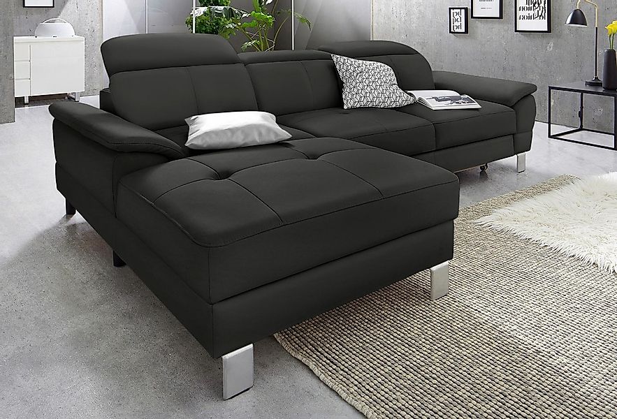 exxpo - sofa fashion Ecksofa »Mantua 2, inkl. Kopf- bzw. Rückenverstellung, günstig online kaufen