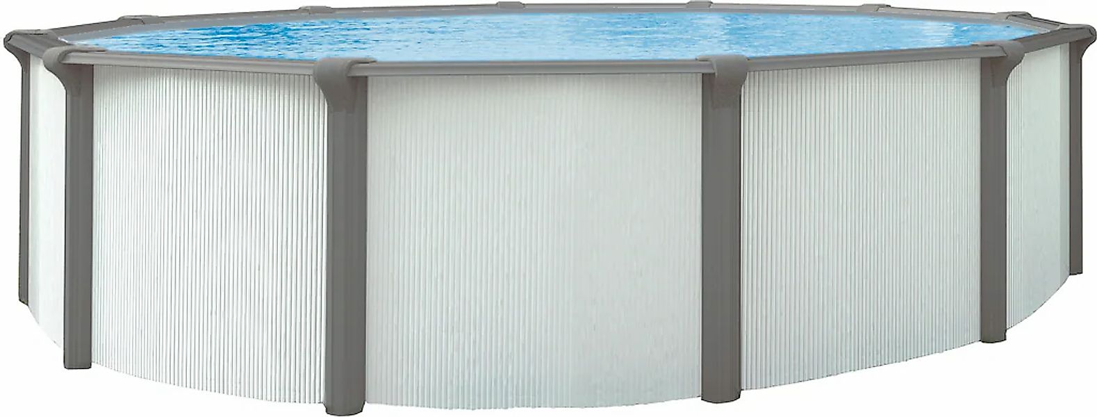 KWAD Rundpool "Green line Evolution" 5,5x1,32 white- design Folie in blau, günstig online kaufen