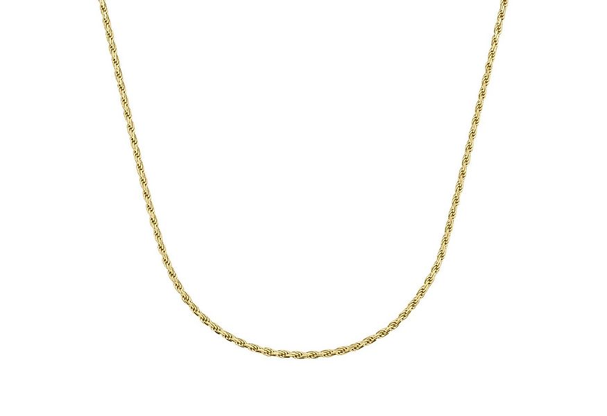 GIORGIO MARTELLO MILANO Silberkette diamantierte Kordelkette, vergoldet, Si günstig online kaufen