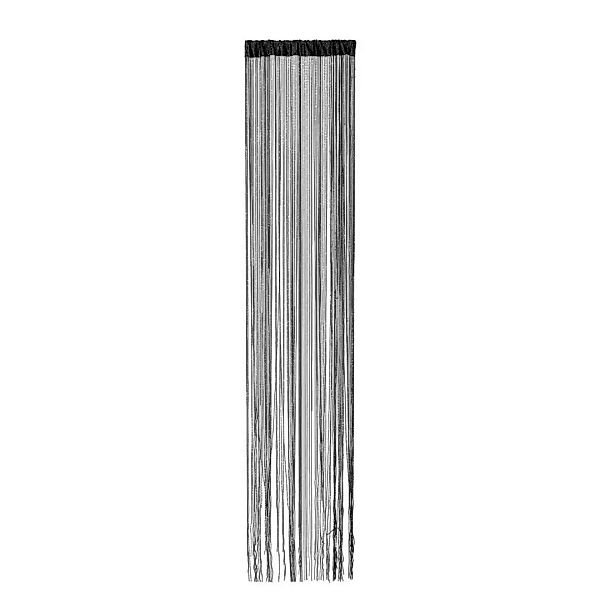 Fadenvorhang Lurex silber B/L: ca. 90x245 cm günstig online kaufen