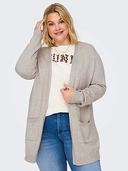 ONLY CARMAKOMA Strickjacke CARESLY L/S OPEN günstig online kaufen