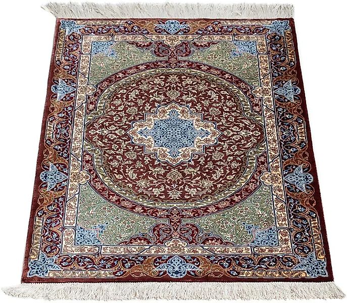 morgenland Orientteppich »Perser - Ghom - 90 x 61 cm - mehrfarbig«, rechtec günstig online kaufen