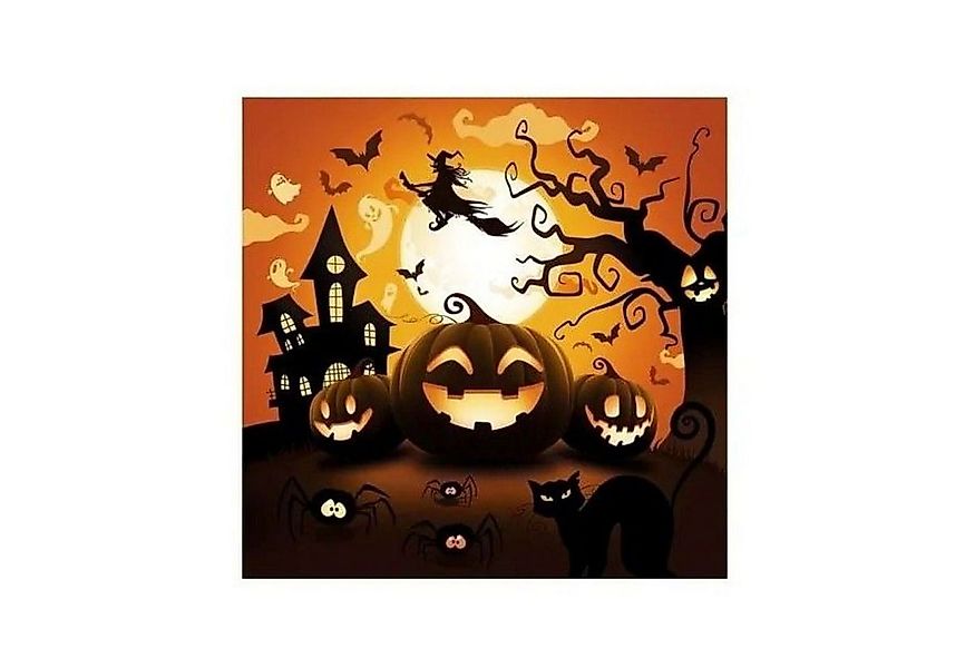 Fiestas Guirca Hängedekoration Halloween Servietten 'Kürbisse', 33x33cm/20S günstig online kaufen