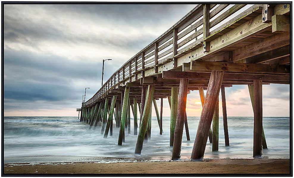 Papermoon Infrarotheizung »Virginia Beach Pier«, sehr angenehme Strahlungsw günstig online kaufen