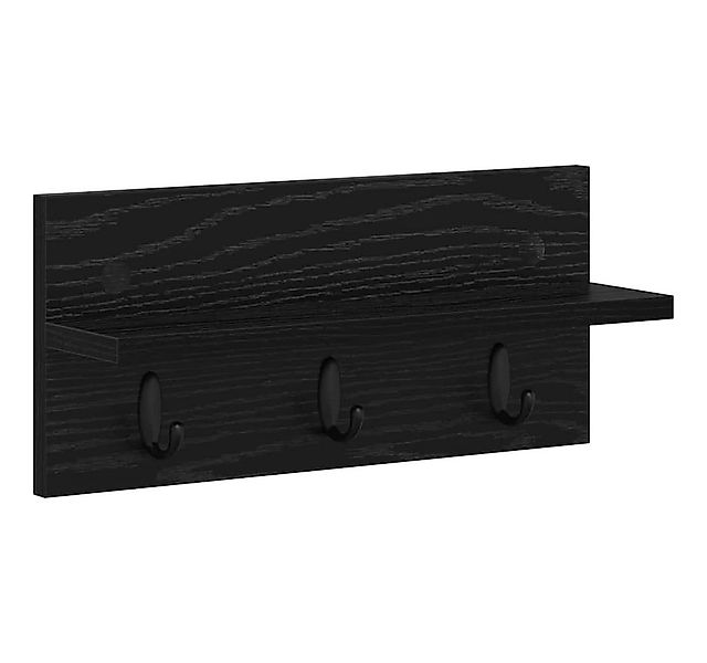 vidaXL Regal Wandmontierter nachttisch Wandmontiert Schwarz Eichen-Optik, 1 günstig online kaufen