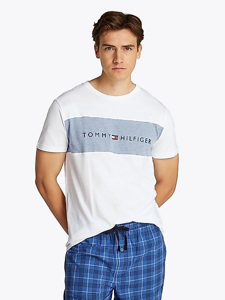 Tommy Hilfiger Underwear T-Shirt SS T-SHIRT BLOCK LOGO mit Farbeinsatz, mit günstig online kaufen