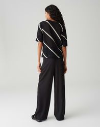 OPUS Sweatshirt GEMUKKI Regular Häkeloptik mit günstig online kaufen