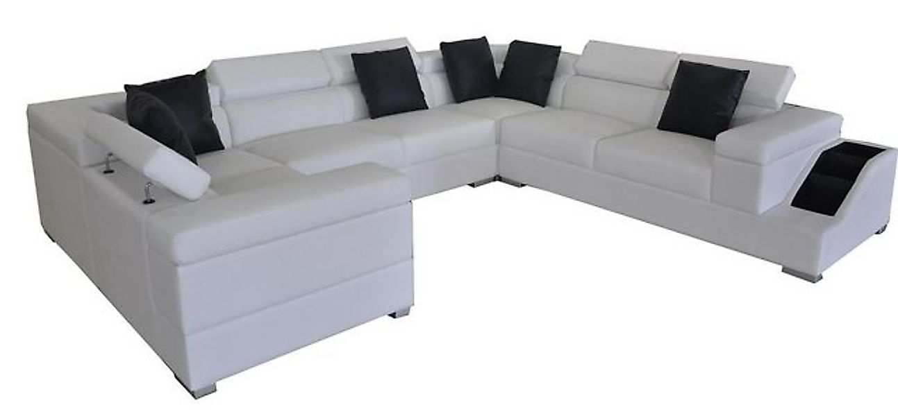 JVmoebel Sofa Ledersofa Couch Wohnlandschaft Polster Garnitur Design Modern günstig online kaufen