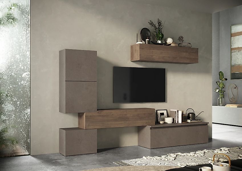 INOSIGN Wohnwand "Infinity, 6tlg. Breite 290 cm, Höhe variabel, Schrankwand günstig online kaufen