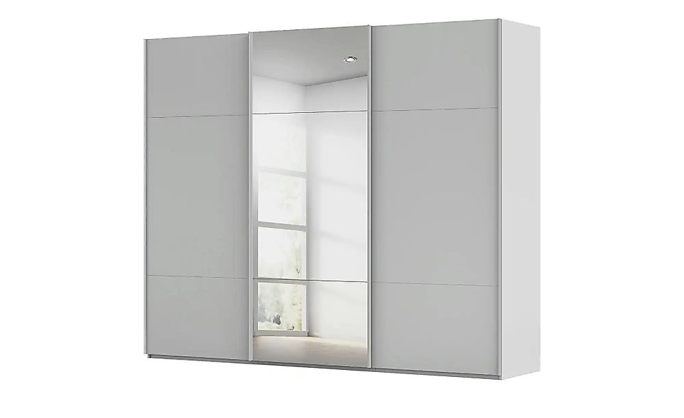 meinSchrank Schwebetürenschrank inklusive Zubehör Regina ¦ grau ¦ Maße (cm) günstig online kaufen