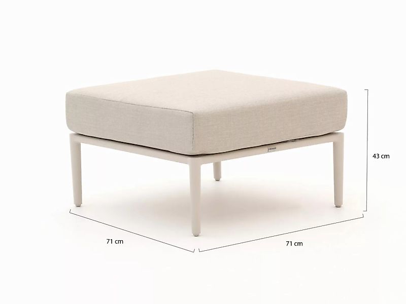 Bellagio Mineo Gartenhocker 71x71 cm günstig online kaufen