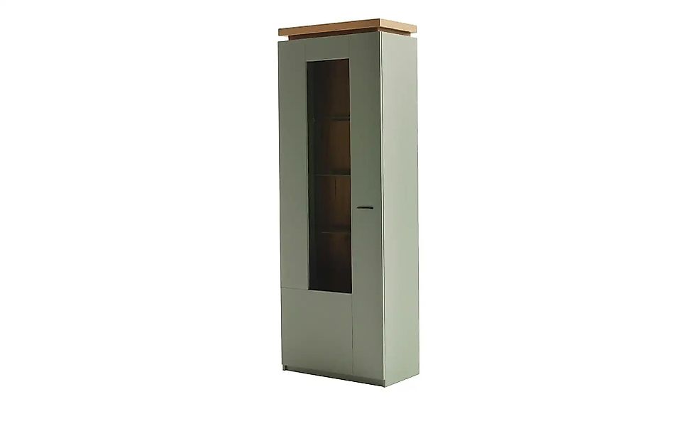 uno Vitrine  Zimon ¦ grün ¦ Maße (cm): B: 70 H: 197 T: 38.0 Schränke > Vitr günstig online kaufen