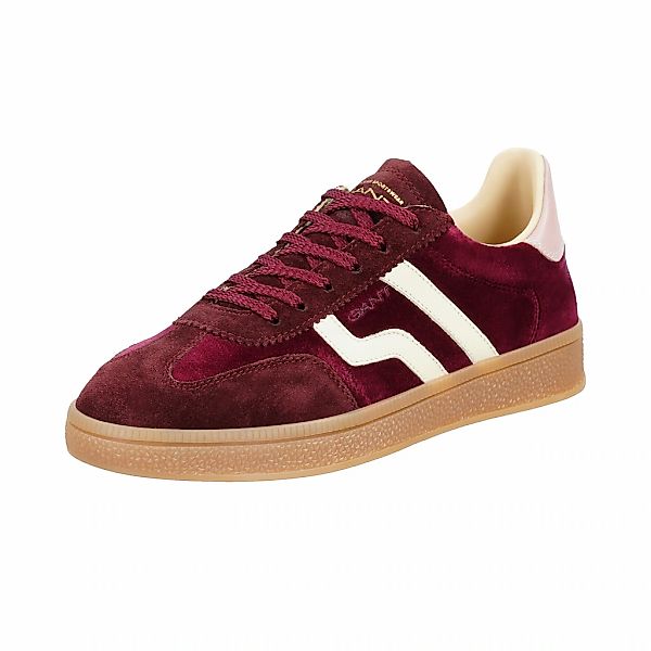 Gant Sneaker "Cuzima", Retro Sneaker, Schnürschuh mit honigfarbener Gummila günstig online kaufen