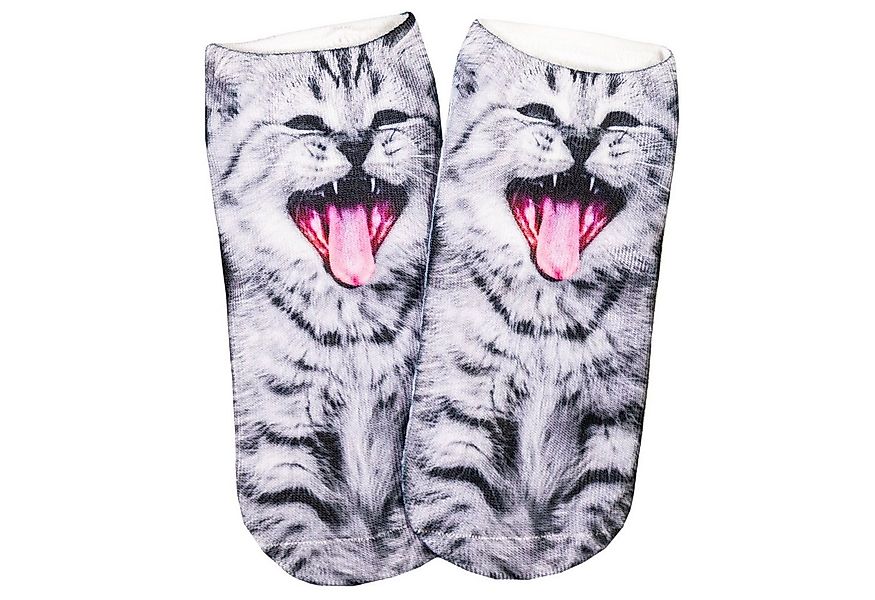 cosey Sneakersocken 1 Paar Sneaker Socken – Katzen Design – Einheits-Größe günstig online kaufen