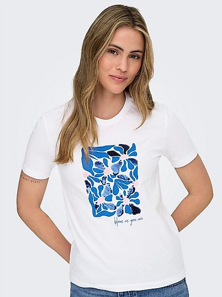 ONLY Kurzarmshirt ONLKITA REG S/S PRINT TOP NOOS günstig online kaufen