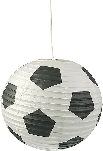 niermann Hängeleuchte Fußball, ohne Leuchtmittel, Papier-Pendelleuchte günstig online kaufen