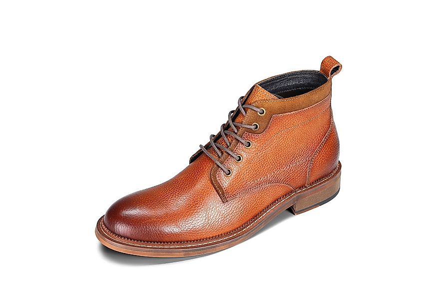 Allthemen Schnürstiefelette Herren Stiefeletten aus Rindsleder Klassische S günstig online kaufen