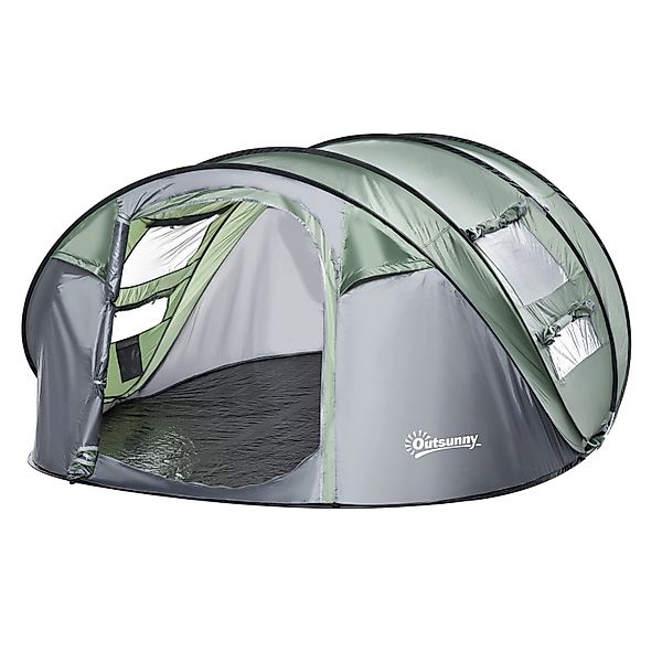Outsunny Campingzelt für 4-5 Personen 263,5L x 220B x 123H cm günstig online kaufen