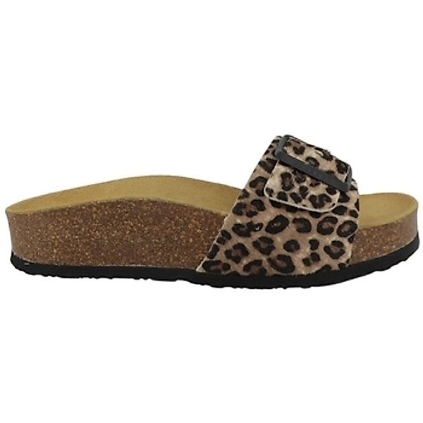 Plakton  Pantoffeln CP BIS 3 ANIMAL PRINT PANTHER BLAC Marron günstig online kaufen