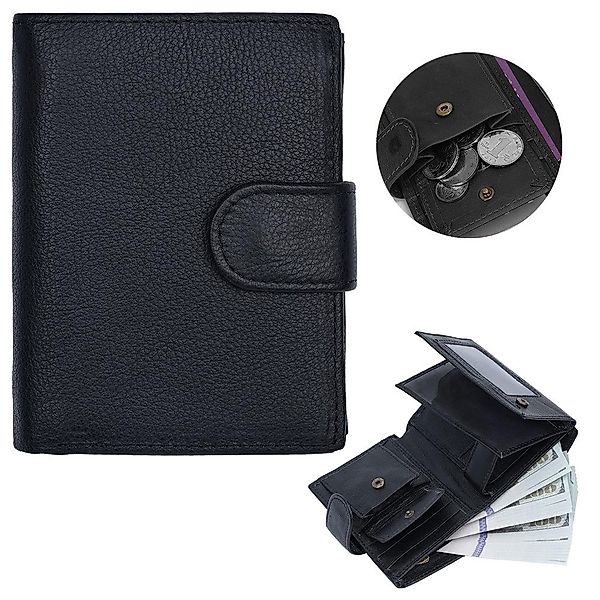 ZEUOPQ Brieftasche Dreifach-Geldbörse aus echtem Leder günstig online kaufen