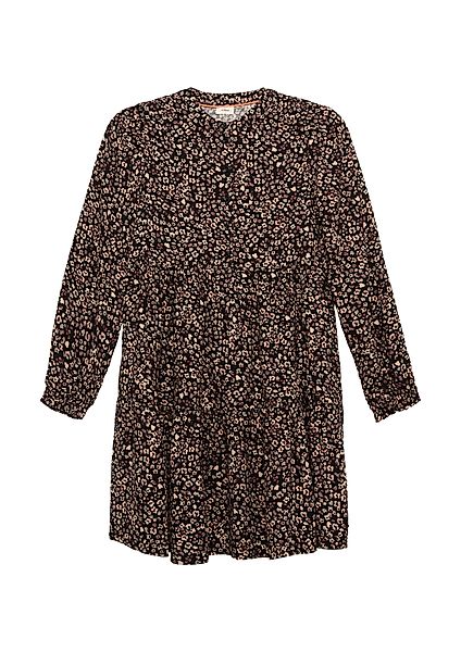 s.Oliver Junior Sommerkleid mit All-Over Print günstig online kaufen