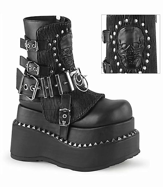 BEAR-150 Plateau Boots - Schwarz Matt | Demonia (Schuhgröße: EUR 37) günstig online kaufen