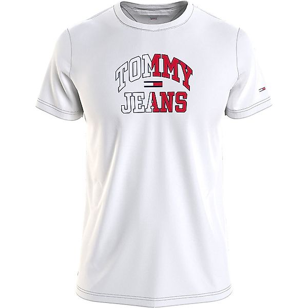 Tommy Jeans Entry Collegiate Kurzärmeliges T-shirt 2XL White günstig online kaufen