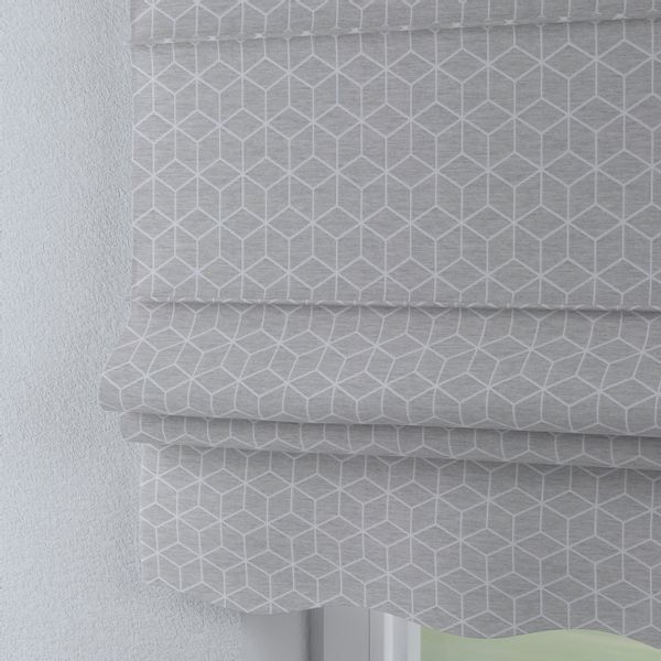 Dekoria Raffrollo Firenze, grau, 130 x 170 cm günstig online kaufen