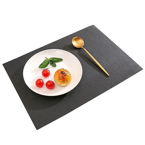 RWEUOQ Platzset 4-St Tischmatte Kunstleder abwischbar günstig online kaufen
