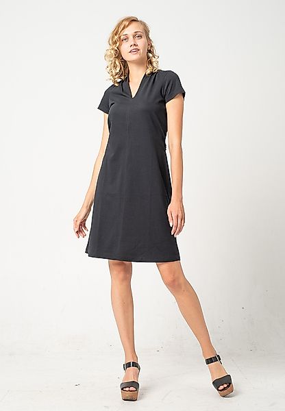 Softes Kleid Mit Kelch-ausschnitt Aus Bio-baumwolle 'Brushed Dress' günstig online kaufen