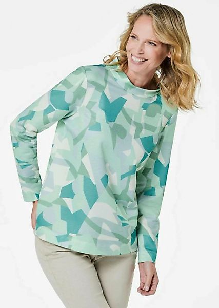 GOLDNER Print-Shirt Kurzgröße: Sweatshirt günstig online kaufen