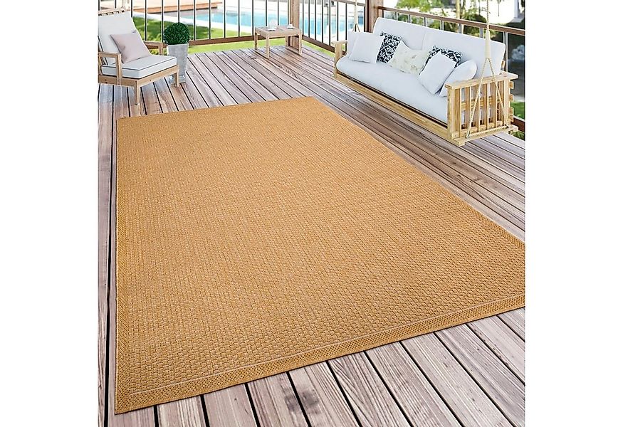 Paco Home Teppich Timber 125, rechteckig, Höhe: 4 mm, Flachgewebe, Sisal Op günstig online kaufen