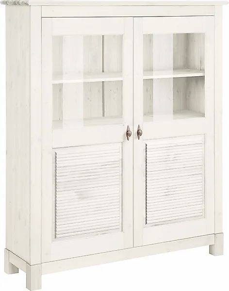 Home affaire Highboard »Rauna«, Vitrine, Breite 111,6 cm, aus massiver Kief günstig online kaufen