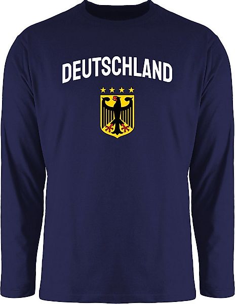 Shirtracer Rundhalsshirt Deutschland Wappen mit Bundesadler, Germany, Deuts günstig online kaufen