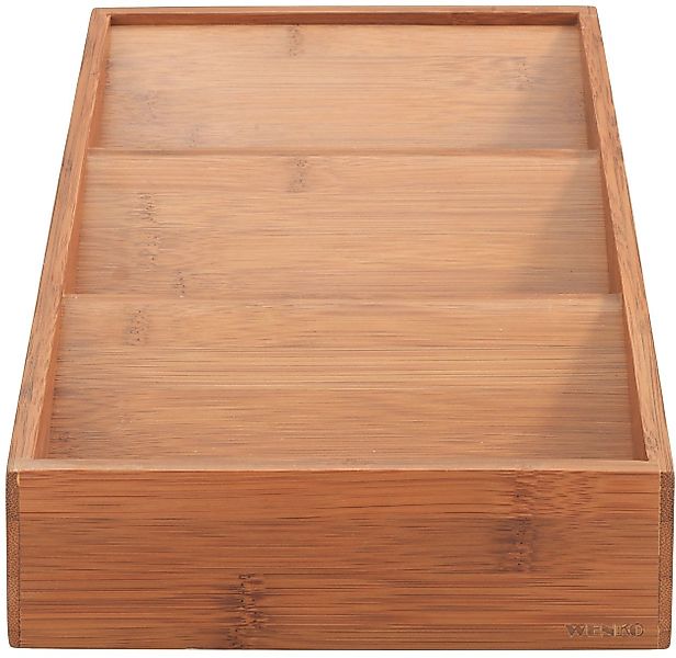 WENKO Gewürzregal, Schubladen-Gewürzregal aus Bambus im Landhaus-Stil, 3 Fä günstig online kaufen