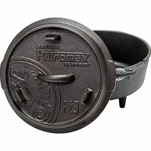 Petromax Dutch Oven FT3 Schwarz mit Standfüßen 1,6 l günstig online kaufen