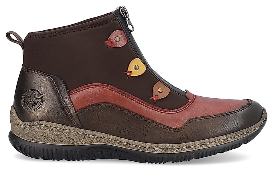 Rieker Schlupfboots mit kontrastfarbenen Details günstig online kaufen