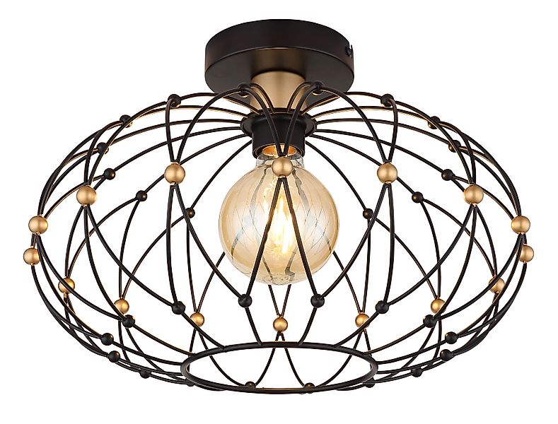 GLOBO LIGHTING Deckenleuchte »GREYS« E27 1 Stk. Deckenlampe Wohnzimmer-Leuc günstig online kaufen